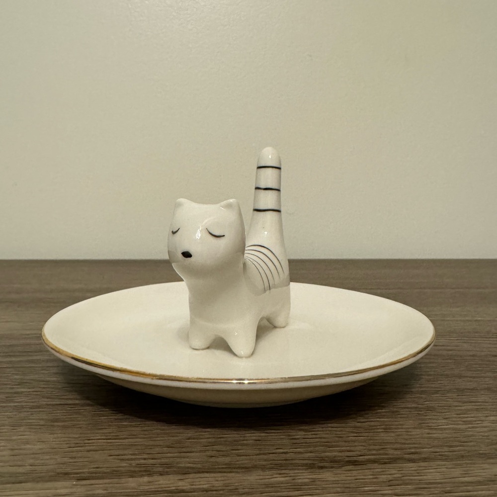 Cat Jewelry Dish
